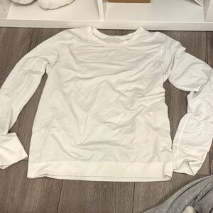 White Long Sleeve Shirt Sport LULULEMON
